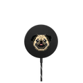 Photogenic Pug |   / PowerThru Magnetic Wireless Charger MagSafe Compatible / Black | Image 1