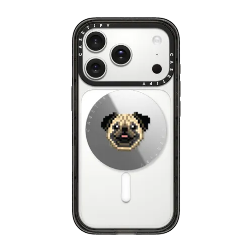 Photogenic Pug | Snappy Grip Stand / Snappy Mirror Grip Stand MagSafe Compatible / Silver | Image 1