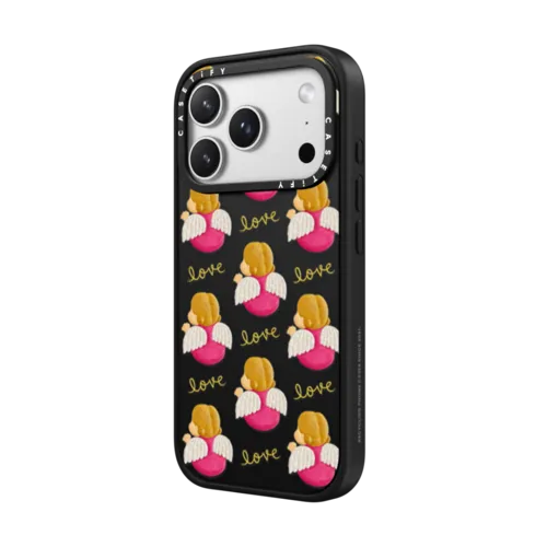 angel love | iPhone 17 Pro Max / Impact Case MagSafe Compatible / Matte Black | Image 2