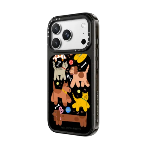 Cats and Dogs | iPhone 18 Pro Max / Impact Case MagSafe Compatible - Glossy / Glossy Black | Image 2