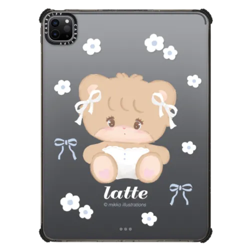 latte ribbon | iPad Pro 11-inch (3rd/4th gen) / iPad Impact Case / Black | Image 1