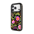 Mystic Blooms | iPhone 18 Pro Max / Impact Case MagSafe Compatible - Glossy / Glossy Black | Image 2