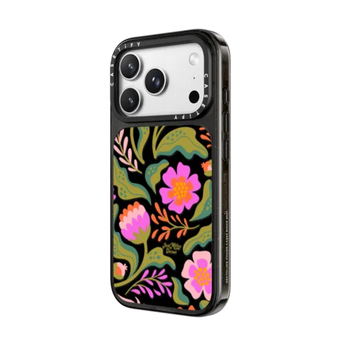 Mystic Blooms | iPhone 18 Pro Max / Impact Case MagSafe Compatible - Glossy / Glossy Black | Image 2