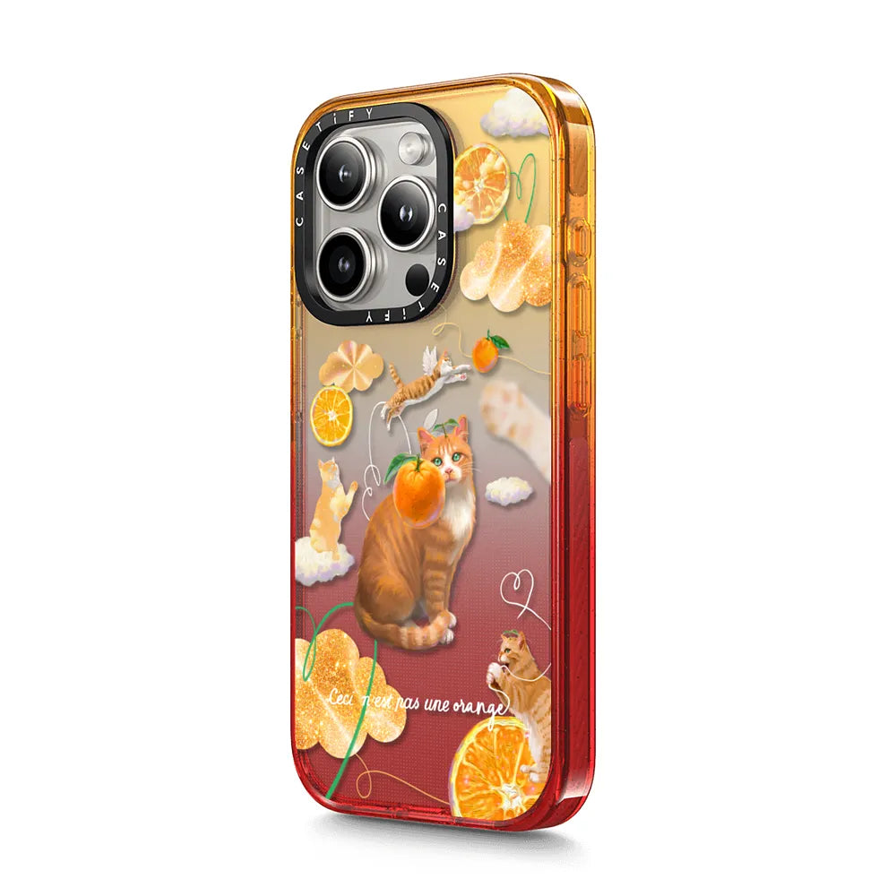 Flying Orange Cat