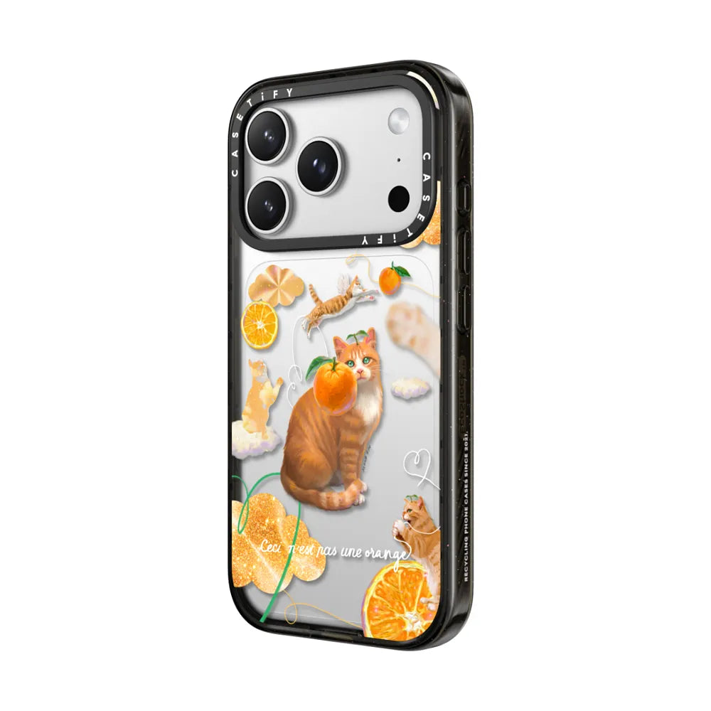 Flying Orange Cat