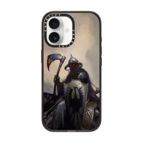 Death Dealer I by Frazetta Girls | iPhone 17 / Impact Case MagSafe Compatible / Black | Image 1