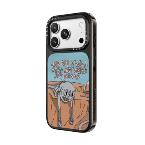 No Sense by Emma Atterbury | iPhone 18 Pro Max / Impact Case MagSafe Compatible - Glossy / Glossy Black | Image 2