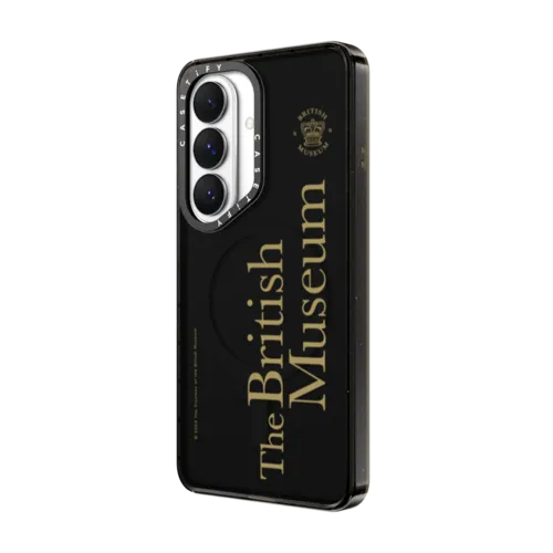 The British Museum Logo Case | Galaxy S26 / Impact Magnetic Case / Black | Image 2