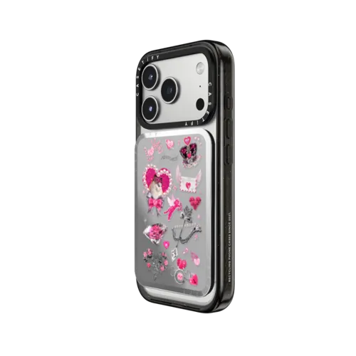 Cupid Cat | Snappy Cardholder Stand / Snappy Mirror Cardholder Stand MagSafe Compatible / Silver | Image 2