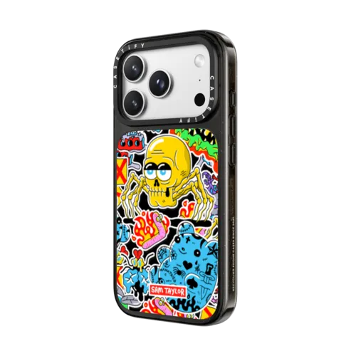 Skull Spider | iPhone 18 Pro Max / Impact Case MagSafe Compatible - Glossy / Glossy Black | Image 2