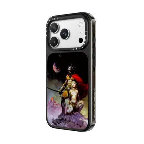 Mastermind of Mars by Frazetta Girls | iPhone 18 Pro Max / Impact Case MagSafe Compatible - Glossy / Glossy Black | Image 2