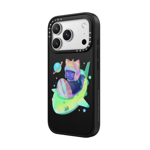 Star Cat | iPhone 17 Pro Max / Impact Case MagSafe Compatible / Matte Black | Image 2