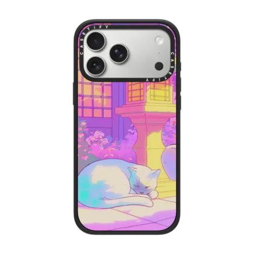 Nap by the Lantern | iPhone 17 Pro Max / Impact Case MagSafe Compatible / Matte Black | Image 1