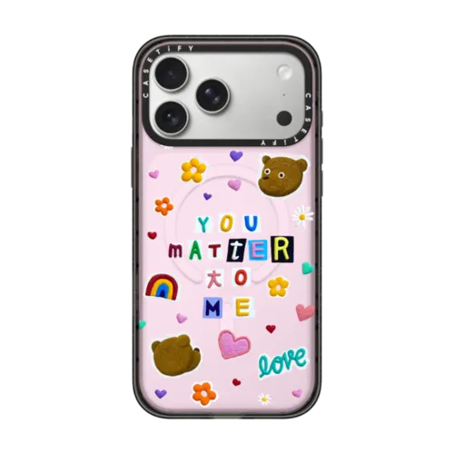 you matter to me | iPhone 17 Pro Max / Impact Case MagSafe Compatible / Black | Image 1