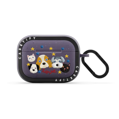 pet lover | AirPods Pro 2 / Earbuds Bounce Case / Matte Deep Purple | Image 1