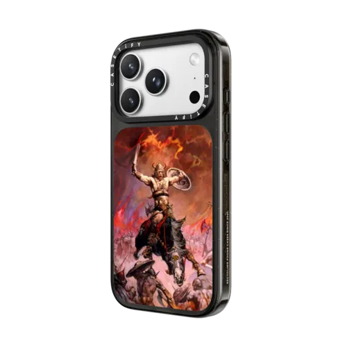 Conan The Conqueror by Frazetta Girls | iPhone 18 Pro / Impact Case MagSafe Compatible - Glossy / Glossy Black | Image 2