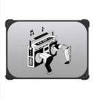 Radiohead | MacBook Pro 14-inch (M1 - M5) / MacBook Bounce Case / Black | Image 2