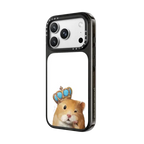 Gloomie Hamster by LeonLollipop | iPhone 18 Pro Max / Impact Case MagSafe Compatible - Glossy / Glossy Black | Image 2
