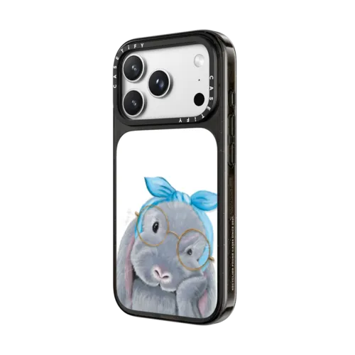 Gloomie Bunny by LeonLollipop | iPhone 18 Pro Max / Impact Case MagSafe Compatible - Glossy / Glossy Black | Image 2