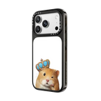 Gloomie Hamster by LeonLollipop | iPhone 18 Pro Max / Impact Case MagSafe Compatible - Glossy / Glossy Black | Image 2