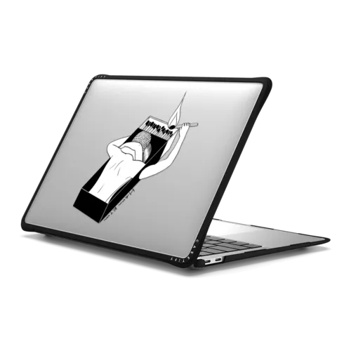 Let Us Burn | MacBook Air 13-inch (M1 / Intel) / MacBook Impact Case / Black | Image 1