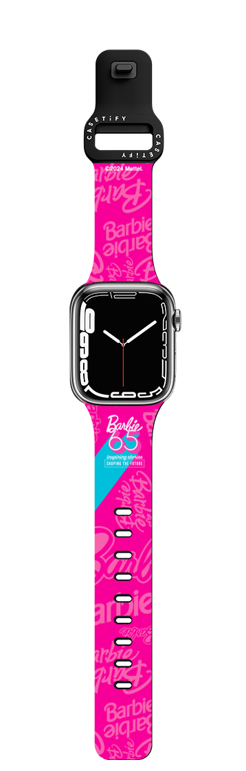 Barbie 65th Anniversary Edition Watch Band | Apple Watch Series 7-9 (45mm) / Impact Band / Black | Image 1