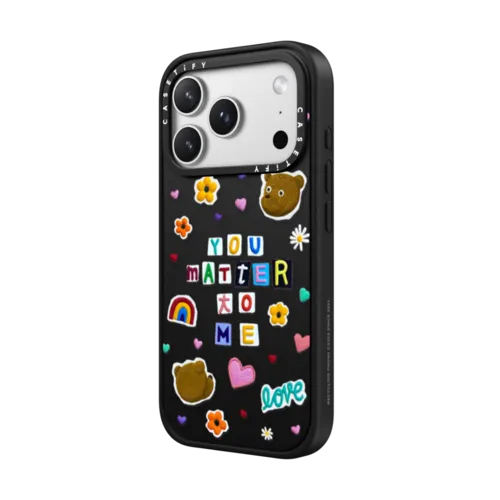 you matter to me | iPhone 17 Pro Max / Impact Case MagSafe Compatible / Matte Black | Image 2