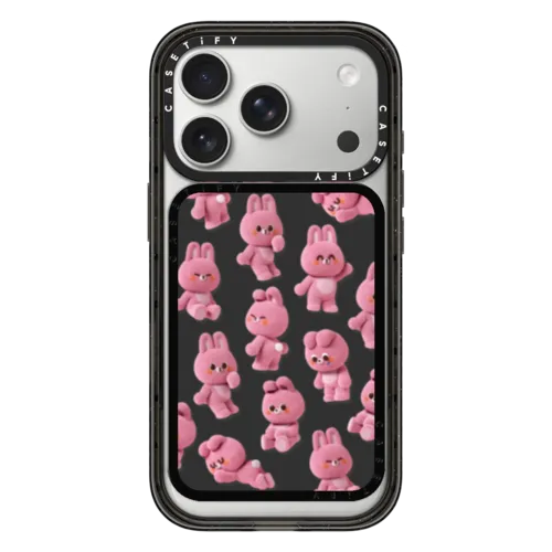 Bunny Collection | Snappy Cardholder Stand / Snappy Cardholder Stand MagSafe Compatible / Black | Image 1