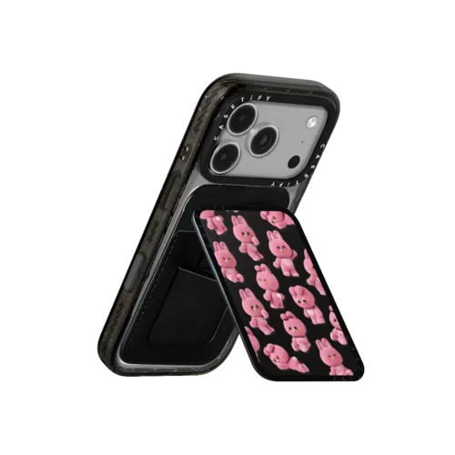 Bunny Collection | Snappy Cardholder Stand / Snappy Cardholder Stand MagSafe Compatible / Black | Image 3