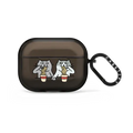 noodles cats | AirPods Pro 2 / Earbuds Impact Case / Black | Image 1