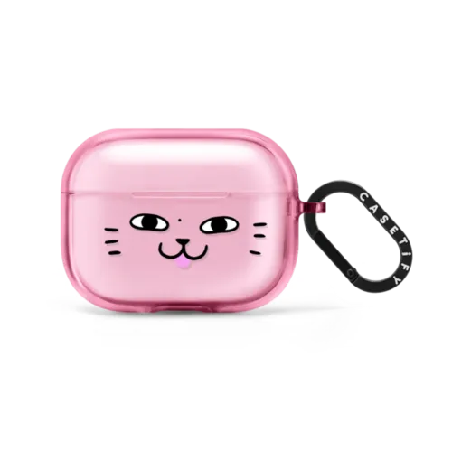 MEOW | AirPods Pro 2 / Earbuds Impact Case / Pink Fizz | Image 1