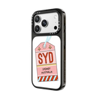 Sydney Travel Tag | iPhone 18 Pro Max / Impact Case MagSafe Compatible - Glossy / Glossy Black | Image 2