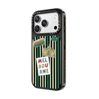 Melbourne Stickers and Stripes | iPhone 18 Pro Max / Impact Case MagSafe Compatible - Glossy / Glossy Black | Image 2