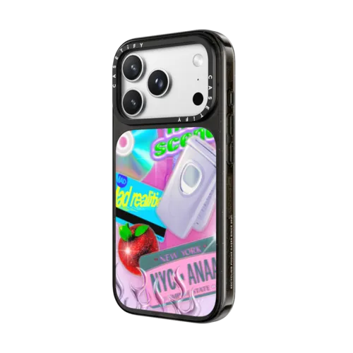 Mad Realities x Anaa Saber: I Heart NY2K | iPhone 18 Pro Max / Impact Case MagSafe Compatible - Glossy / Glossy Black | Image 2