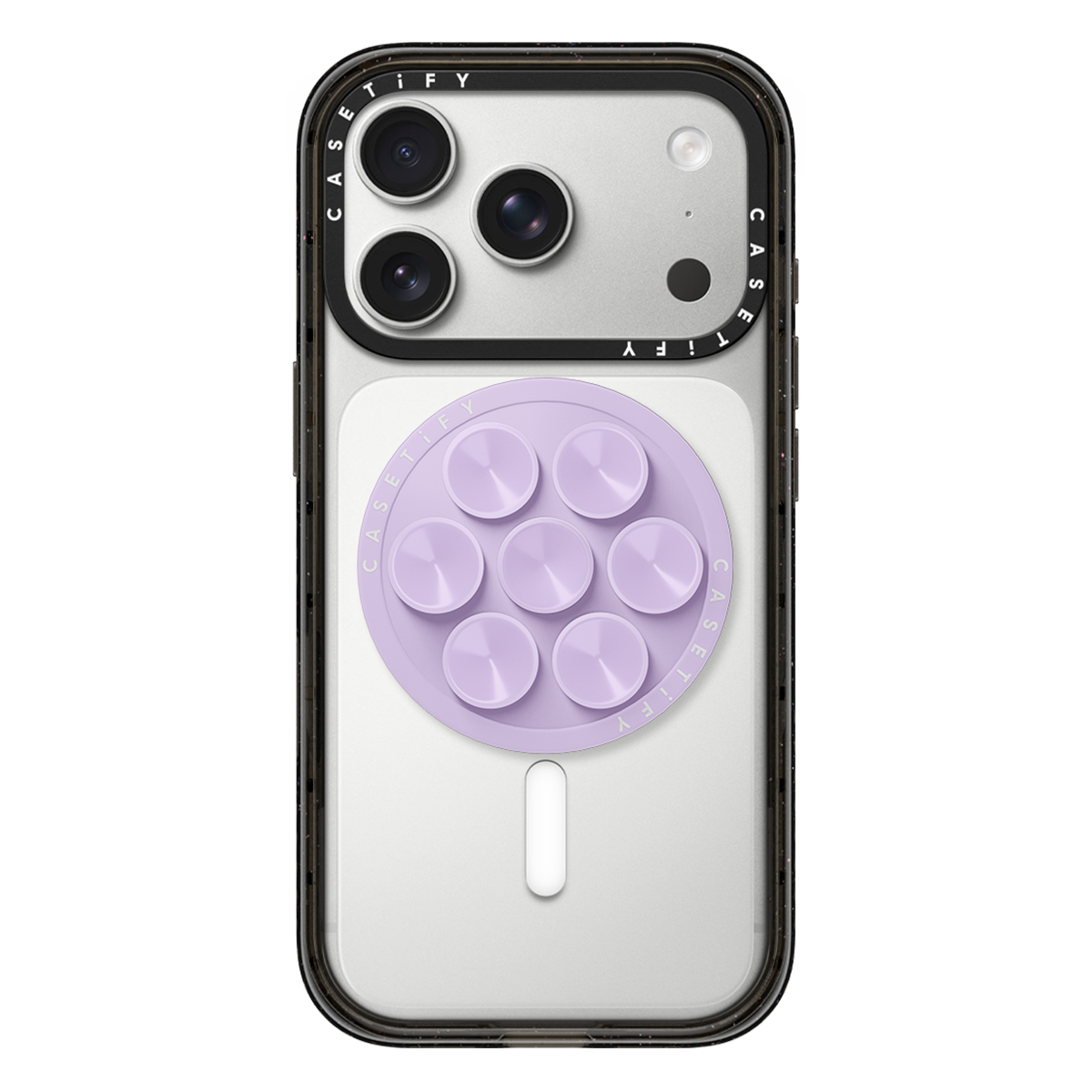 Snappy Snap & Stick Grip Stand MagSafe Compatible - Lavender | Image 1