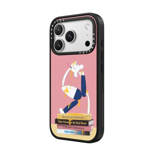 Self-Help Who? (Digital Delirium) (Pink) | iPhone 17 Pro Max / Impact Case MagSafe Compatible / Matte Black | Image 2