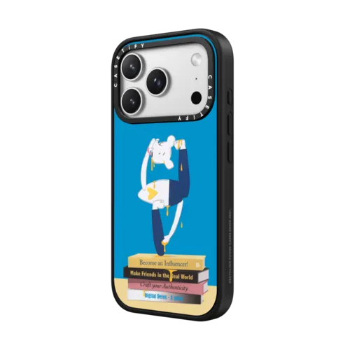 Self-Help Who? (Digital Delirium) (Blue) | iPhone 17 Pro Max / Impact Case MagSafe Compatible / Matte Black | Image 2
