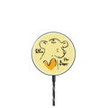 Who the Baer (Yellow) |   / PowerThru Magnetic Wireless Charger MagSafe Compatible / Black | Image 1