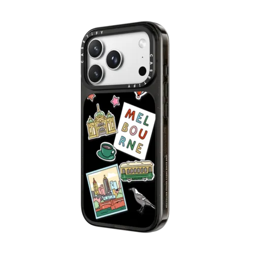 Melbourne Stickers | iPhone 18 Pro Max / Impact Case MagSafe Compatible - Glossy / Glossy Black | Image 2