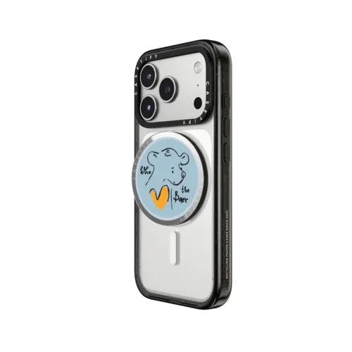 Who the Baer (Blue) | Snappy Grip Stand / Snappy Mirror Grip Stand MagSafe Compatible / Silver | Image 2