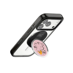 Who the Baer (Pink) | Snappy Grip Stand / Snappy Mirror Grip Stand MagSafe Compatible / Silver | Image 3