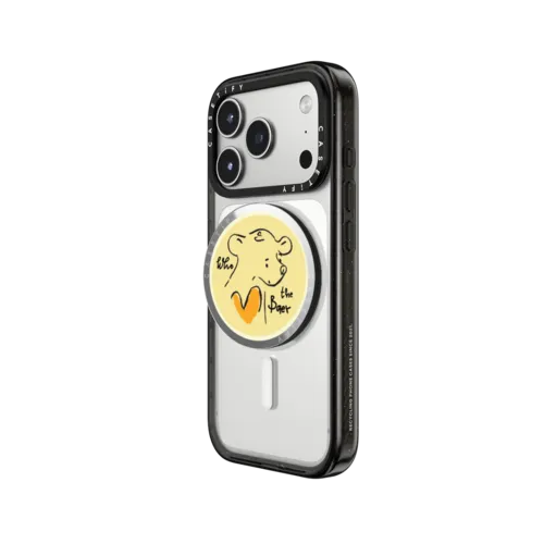 Who the Baer (Yellow) | Snappy Grip Stand / Snappy Mirror Grip Stand MagSafe Compatible / Silver | Image 2