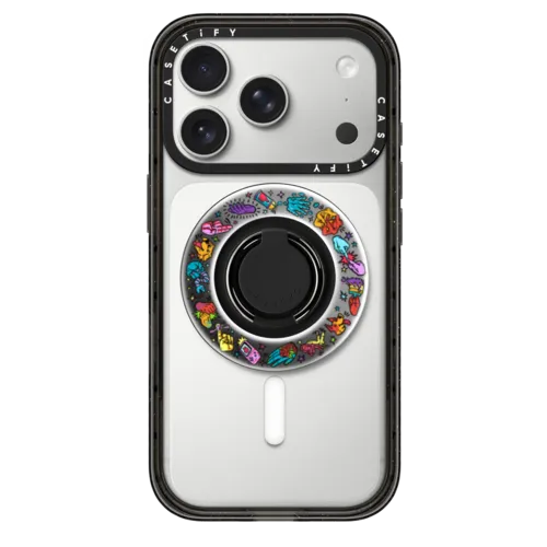 A Week of Wonders | Snappy Ring Holder / Snappy Mirror Ring Holder MagSafe Compatible / Silver | Image 1