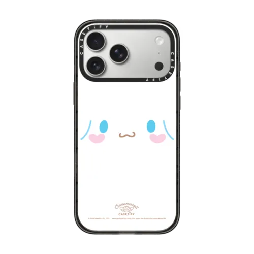 Cinnamoroll Face Case | iPhone 17 Pro Max / Impact Case MagSafe Compatible / Black | Image 1