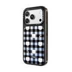 dreamy blue mochi plaid | iPhone 18 Pro Max / Impact Case MagSafe Compatible - Glossy / Glossy Black | Image 2