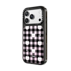 sweet pink mochi plaid | iPhone 18 Pro Max / Impact Case MagSafe Compatible - Glossy / Glossy Black | Image 2