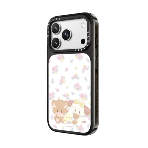 latte & souffle flower | iPhone 18 Pro Max / Impact Case MagSafe Compatible - Glossy / Glossy Black | Image 2