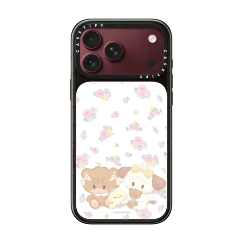 latte & souffle flower | iPhone 18 Pro Max / Impact Case MagSafe Compatible - Glossy / Glossy Black | Image 1