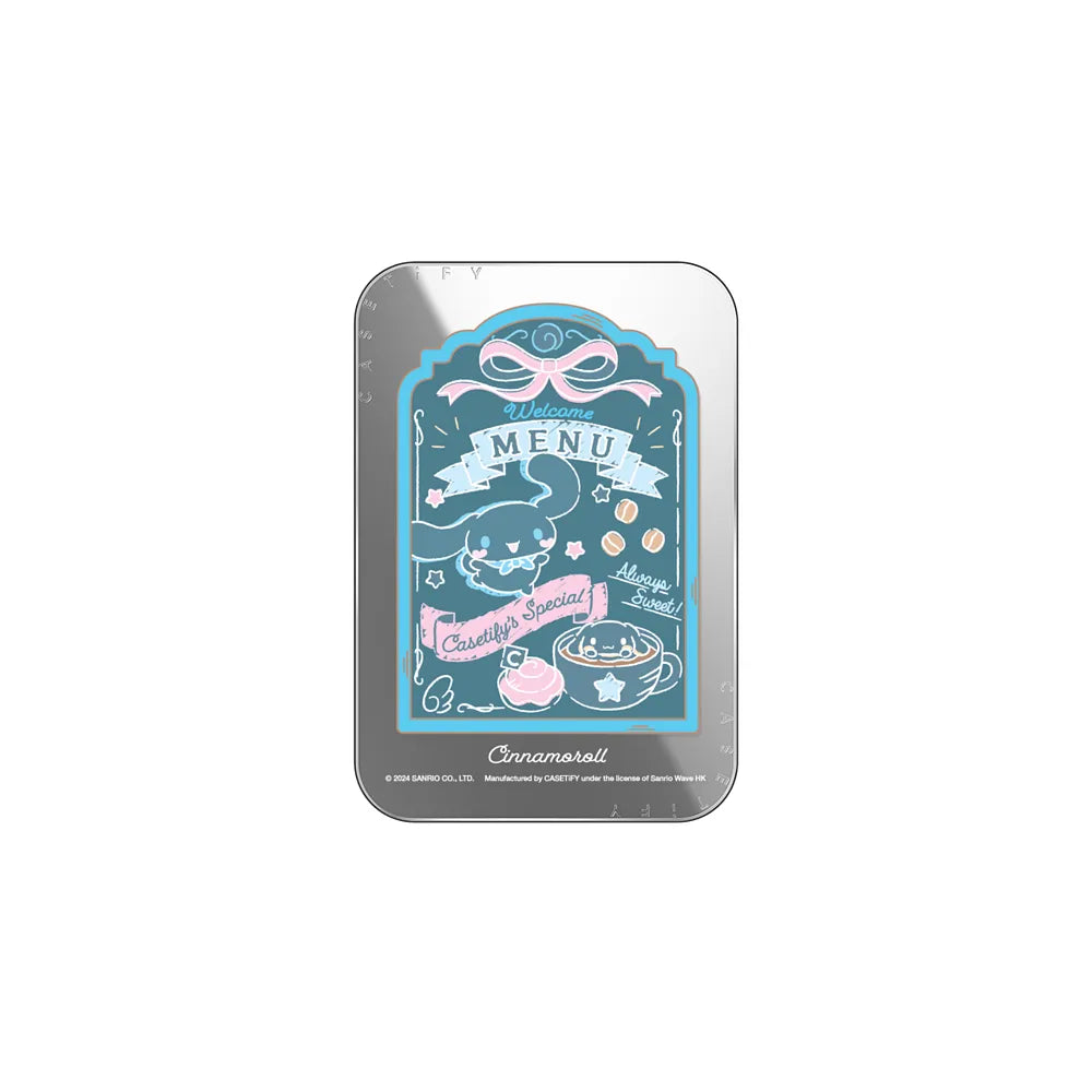Cinnamoroll Cafe Menu Snappy Cardholder Stand