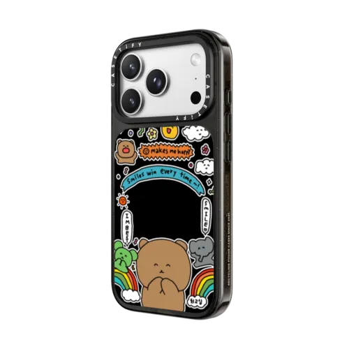 SMILE WINS (ENG ver.) | iPhone 18 Pro Max / Impact Case MagSafe Compatible - Glossy / Glossy Black | Image 2